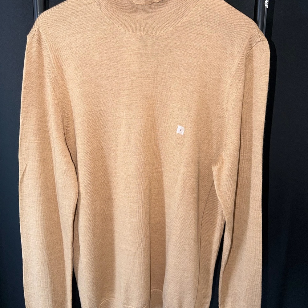 Express Tan Crewneck Sweater